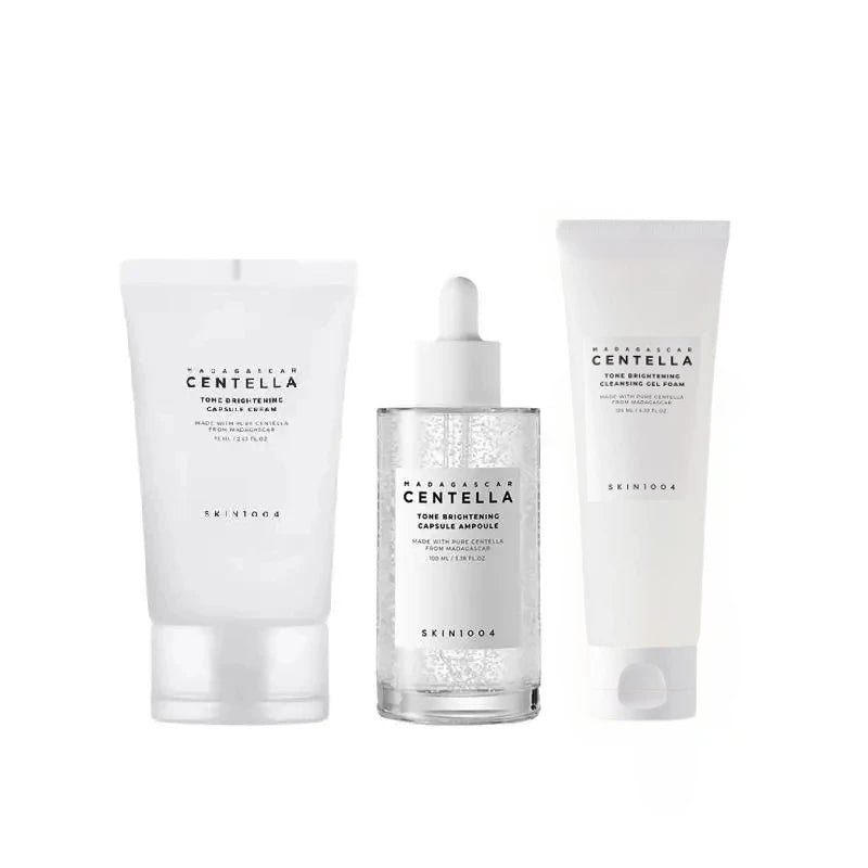 CENTELLA -Lotion tonique éclaircissante, sérum hydratant, crème nettoyante, soins de la peau